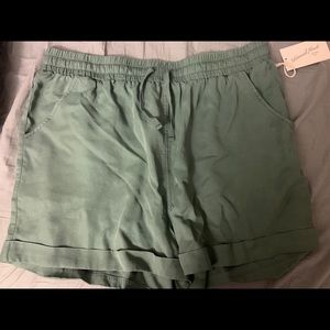 Green shorts! Brand new with tags!
